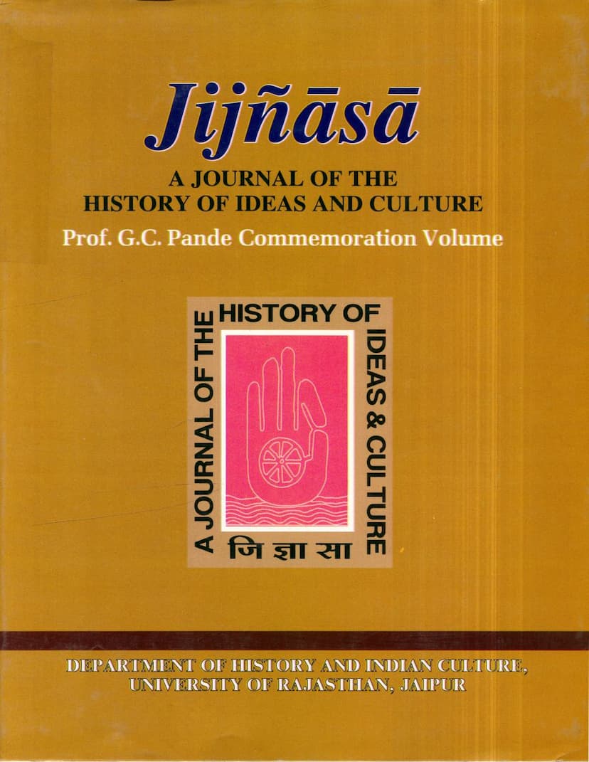 First page of Jignasa Journal Of History Of Ideas And Culture Part 02