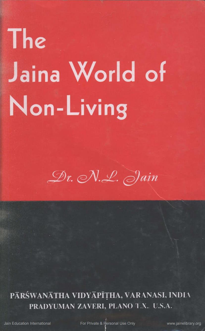 First page of Jaina World Of Non Living