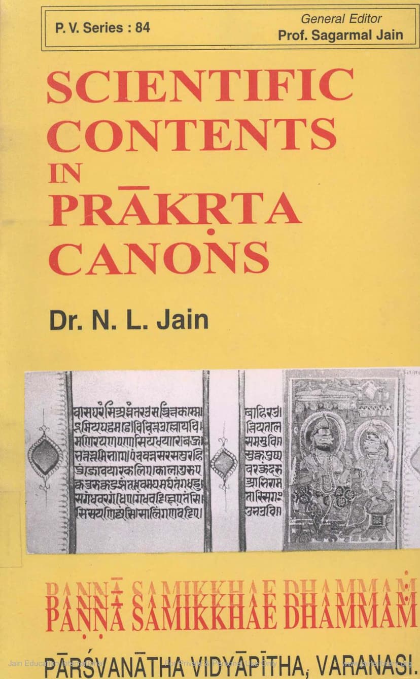 First page of Scientific Contents In Prakrta Canons