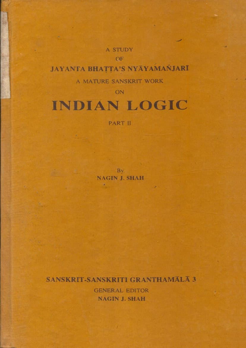 First page of Indian Logic Part 02