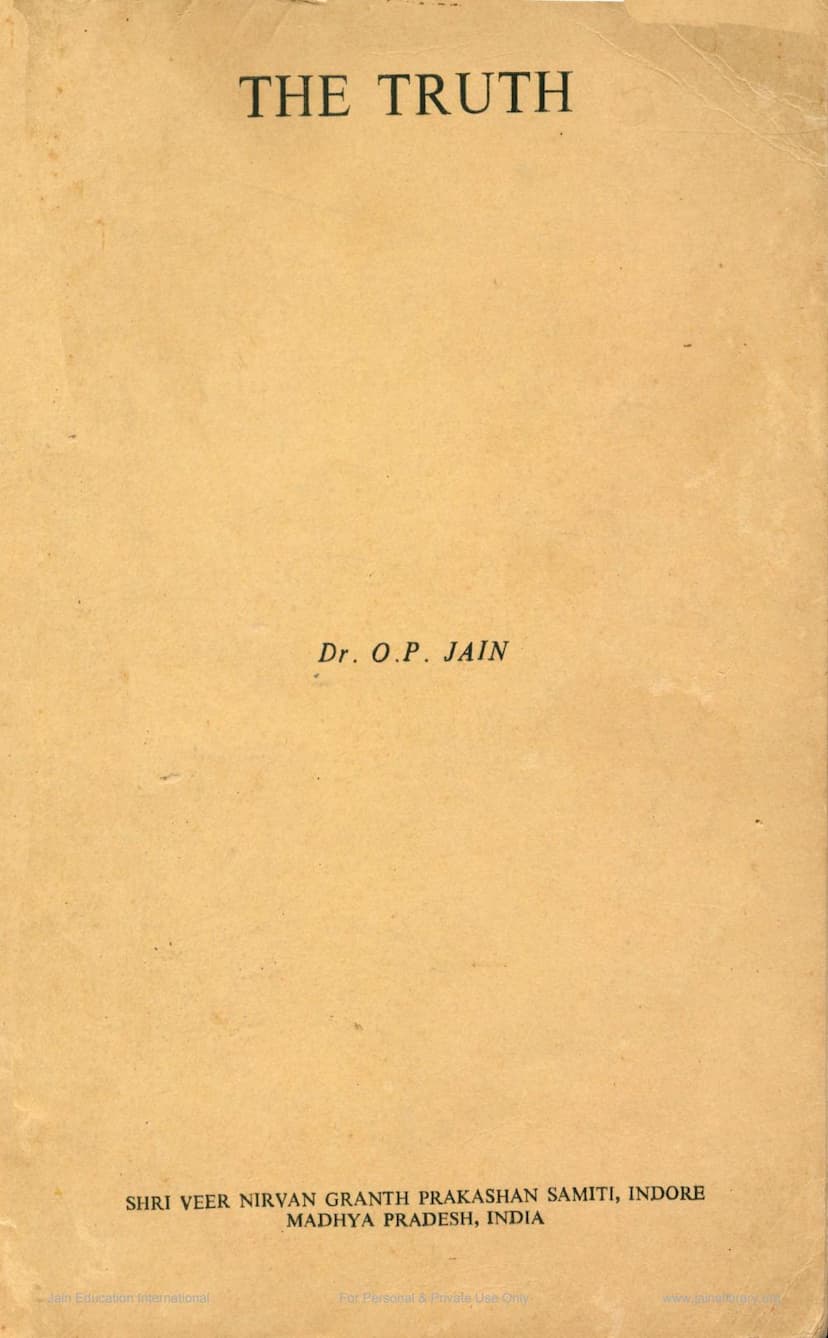 First page of The Truth