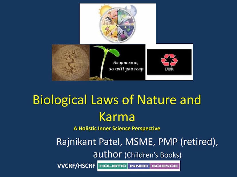 First page of Biological Law Of Nature And Karma
