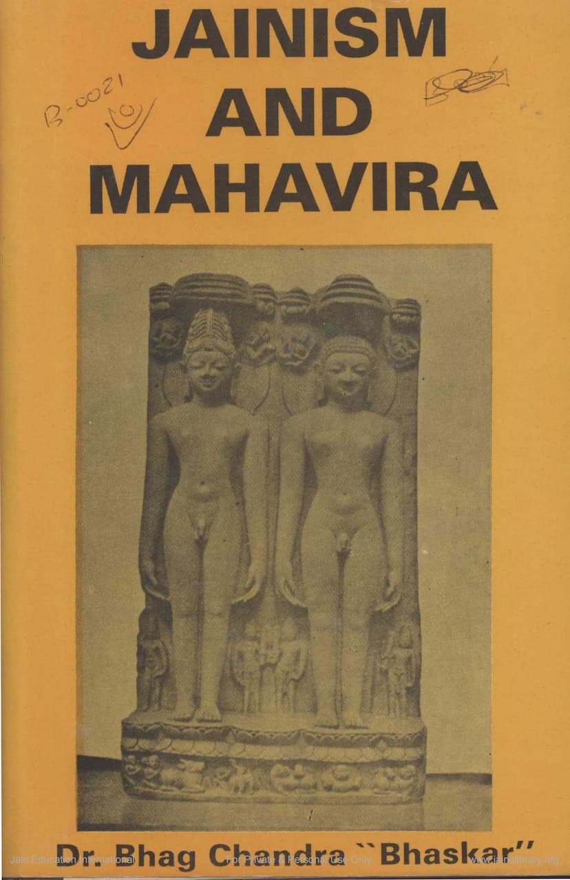 First page of Jainism And Mahavira