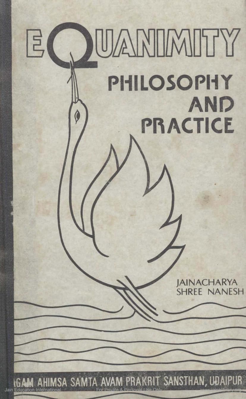First page of Equanimity Philosophy And Practice