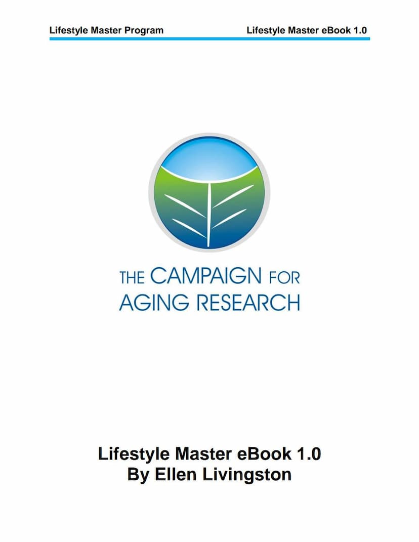First page of Lifestyle Master Program