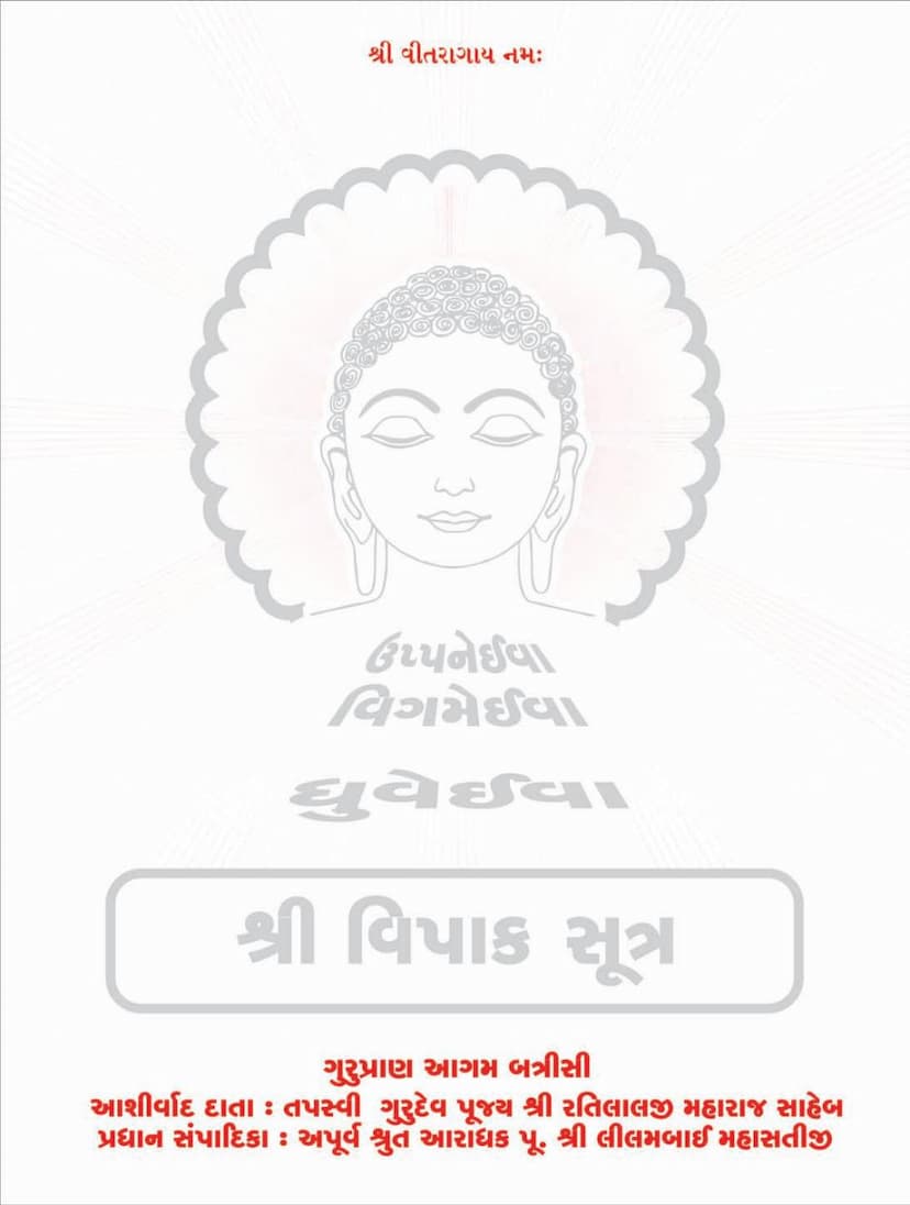 First page of Agam 11 Ang 11 Vipak Sutra Sthanakvasi