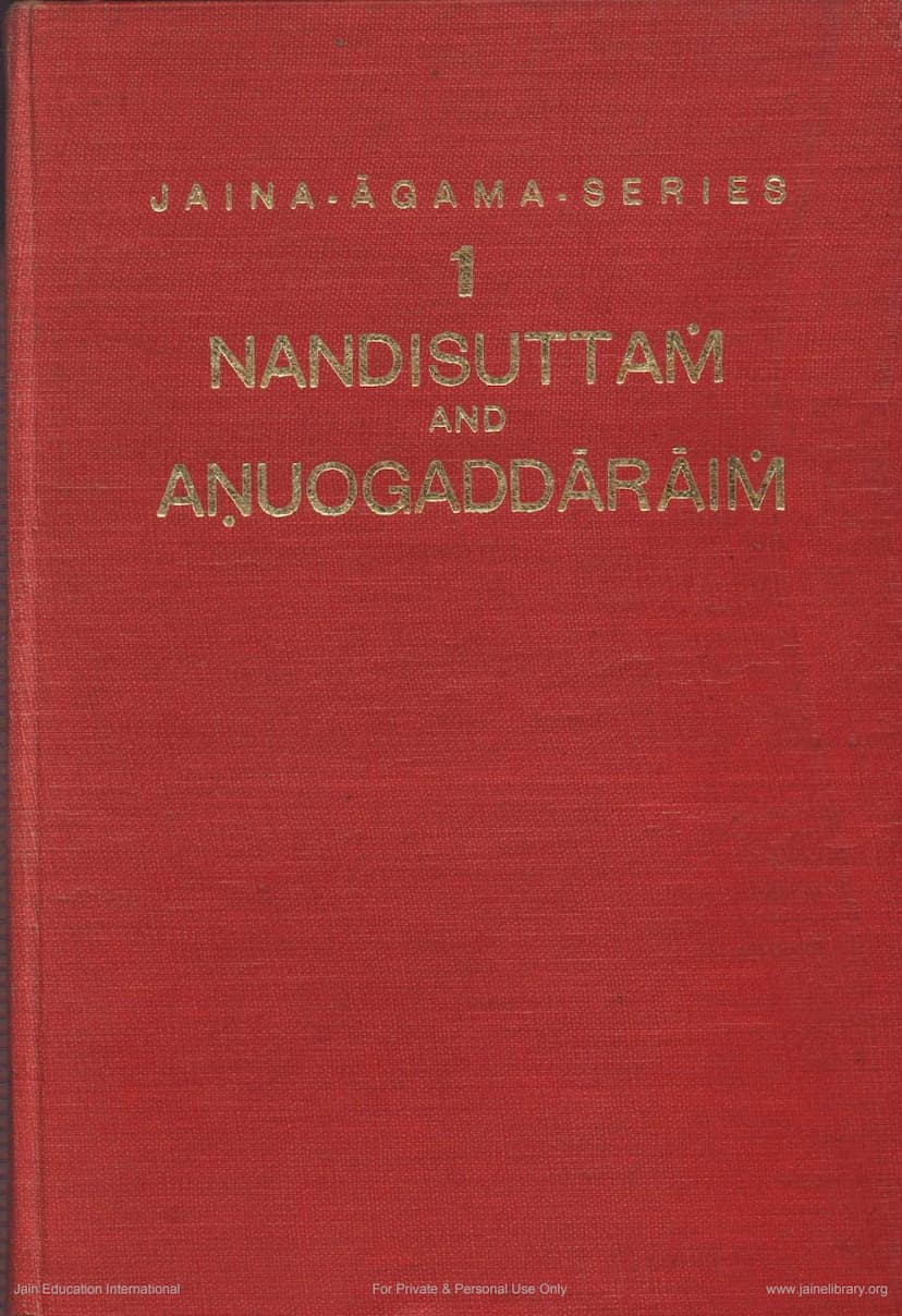 First page of Nandisutt And Anuogaddaraim
