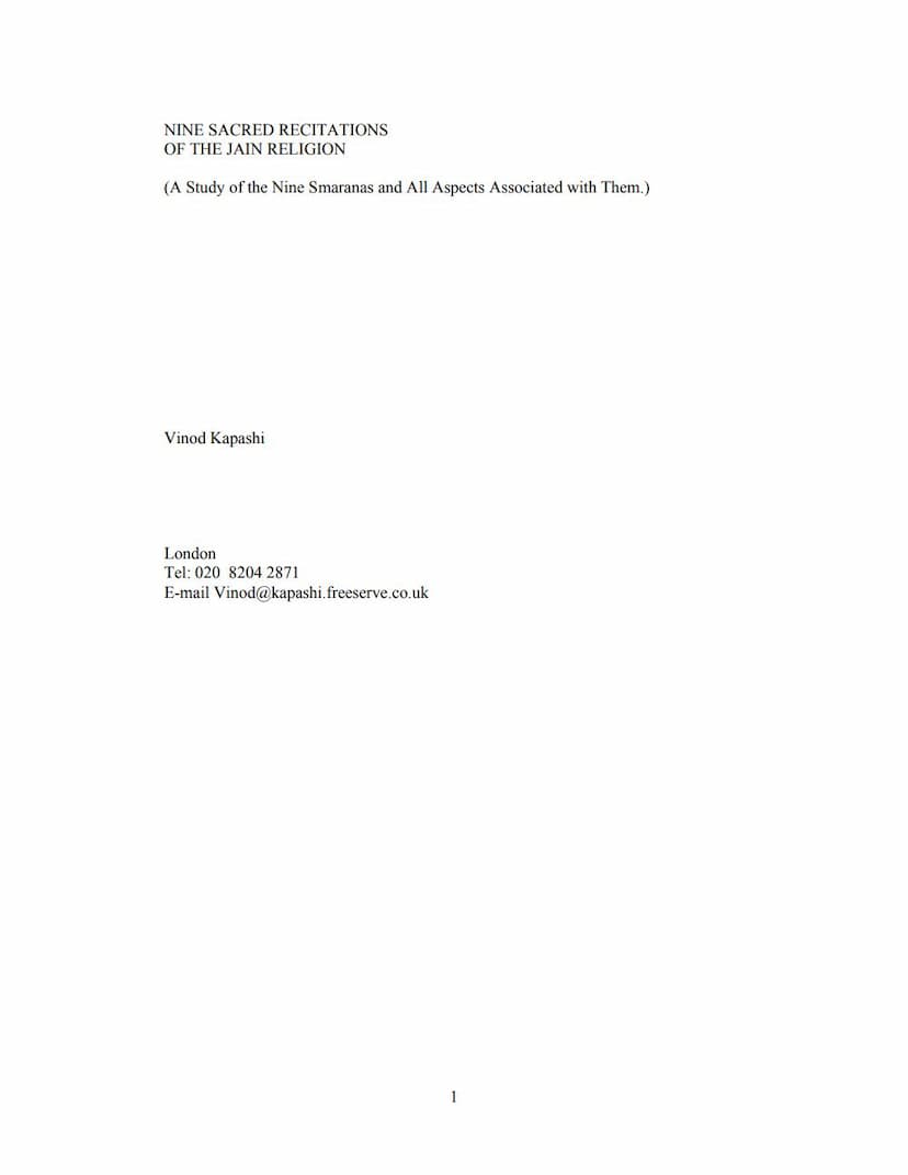 First page of Nav Smarana