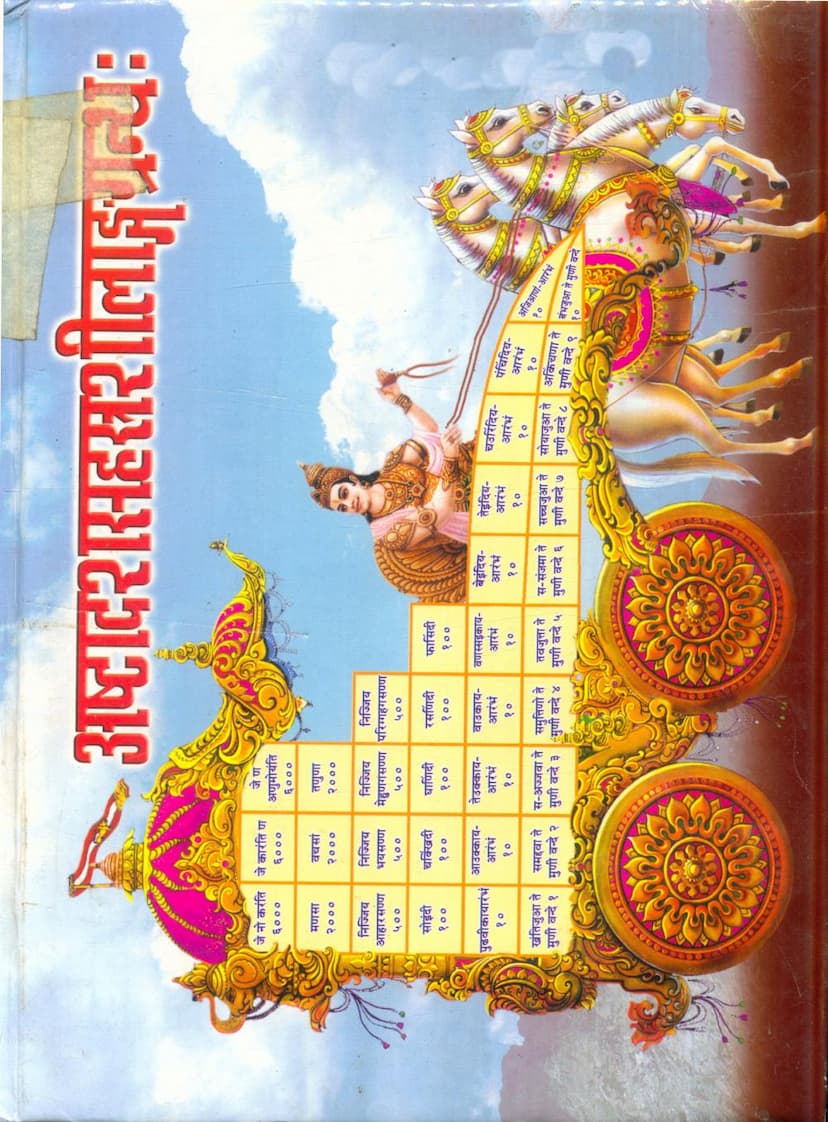 First page of Ashtadash Sahasra Shilanga Granth