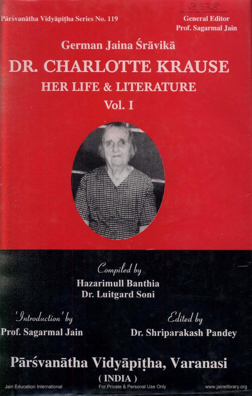 First page of Charlotte Krause Her Life And Literature