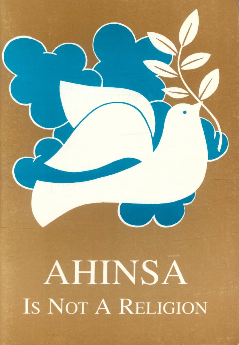 First page of Ahinsa Is Not Religion