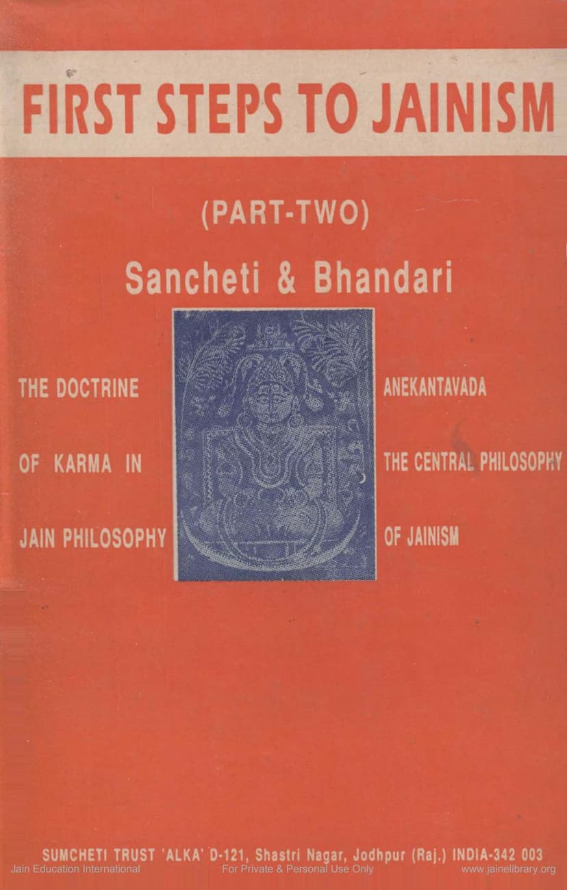 First page of First Steps To Jainism Part 2
