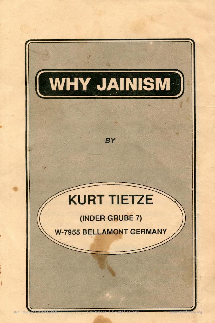 First page of Why Jainism