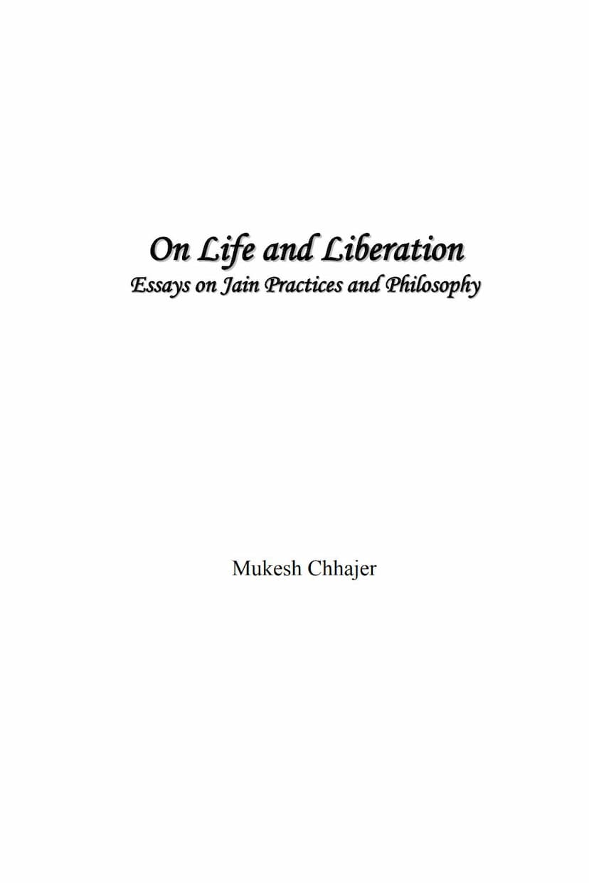 First page of On Life And Liberation