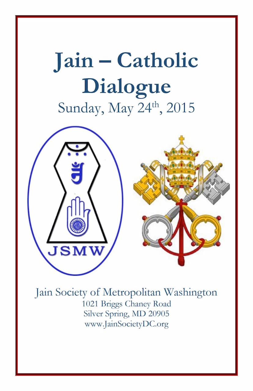 First page of Jain Catholic Dialogue 20150524