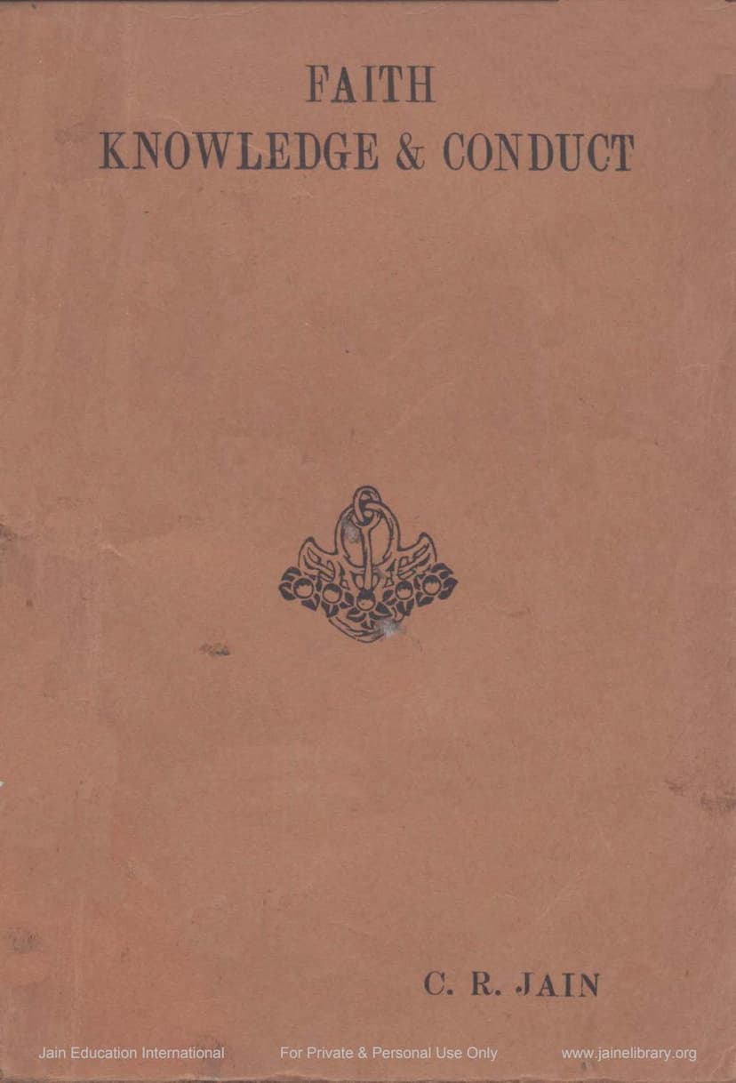 First page of Faith Knowledge And Conduct