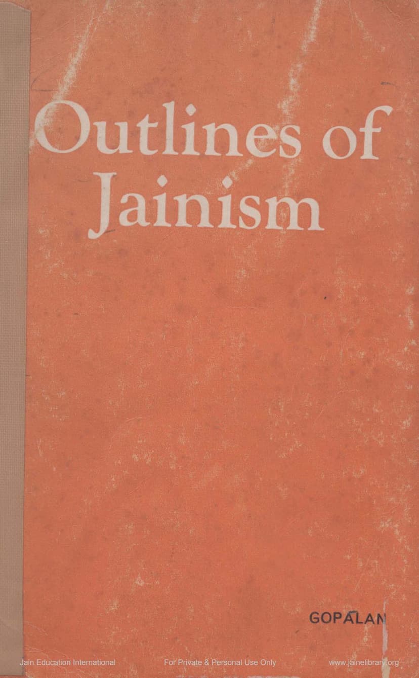 First page of Outlines Of Jainism