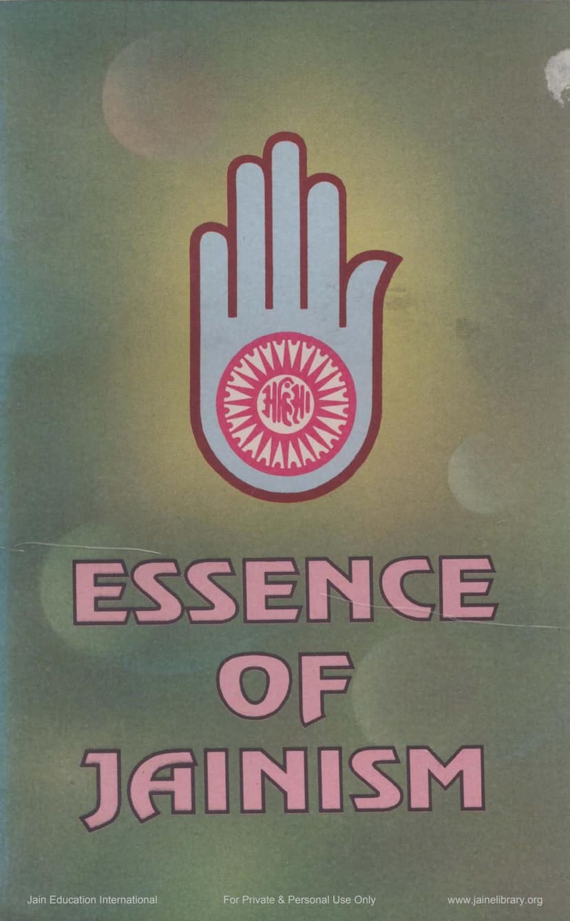 First page of Essence Of Jainism Part 02