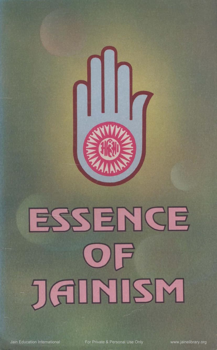 First page of Essence Of Jainism Part 01