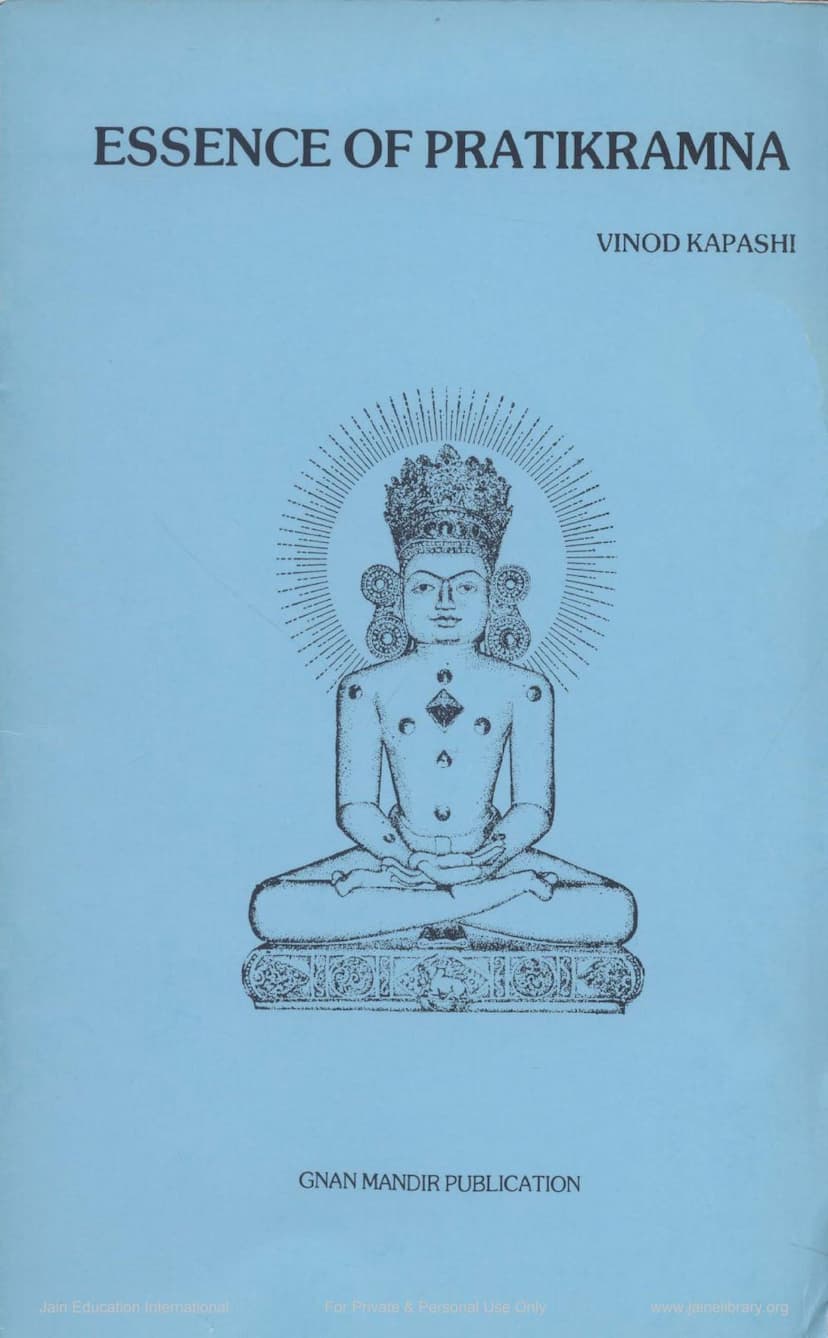 First page of Essence Of Pratikramana
