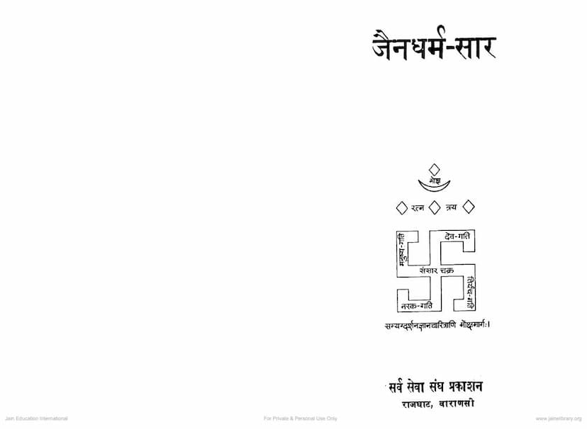 First page of Jain Dharma Sar