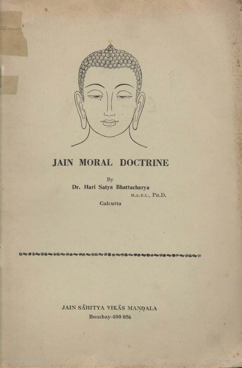 First page of Jain Moral Doctrine