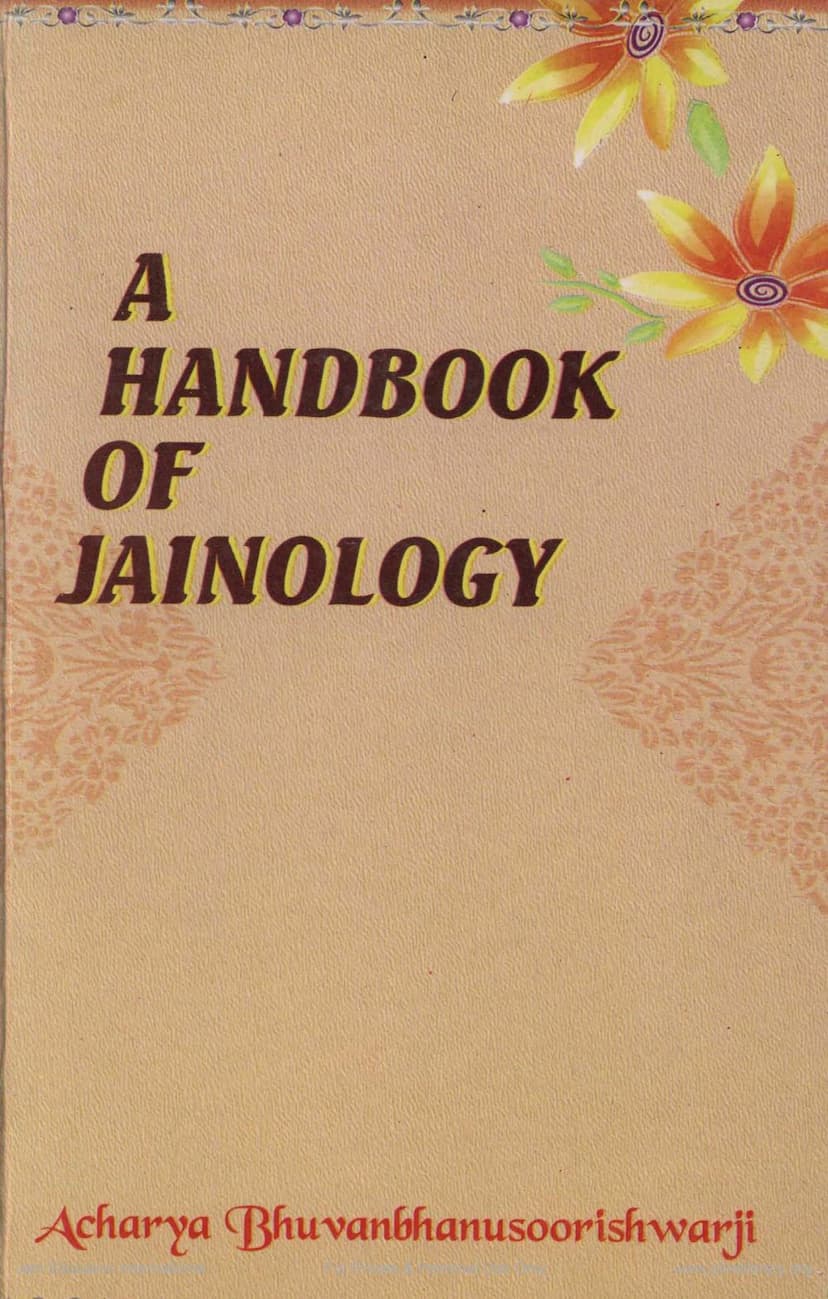 First page of Handbook Of Jainology