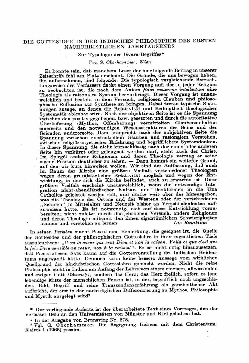 First page of Die Gottesidee In Der Indischen Philosophie Des Ersten Nachchristlichen Jahrtausends