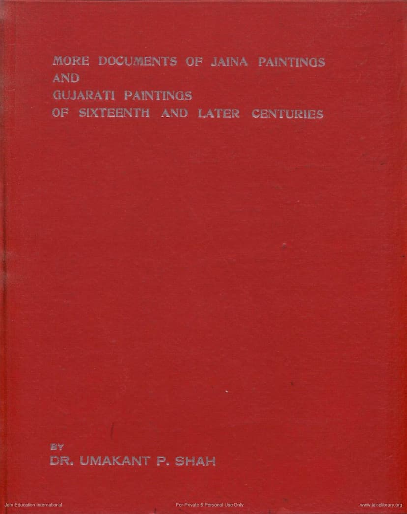 First page of More Documents Of Jaina And Gujarati Paintings