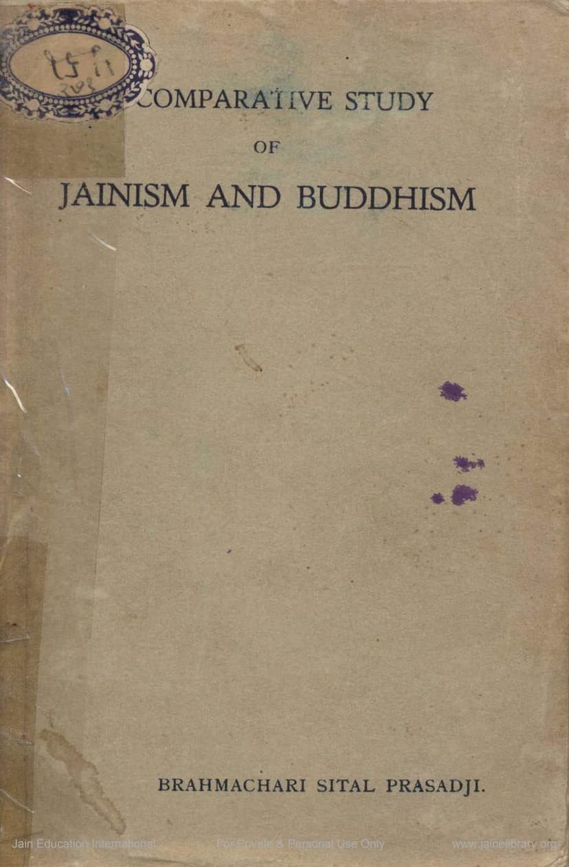 First page of Comparative Study Of Jainism And Buddhism